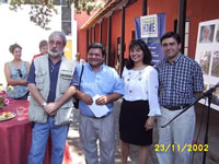 Kiko Ben�tez, Lincoy�n Parada, Claudia �lvarez y Mario Olavarr�a (45,864 bytes)